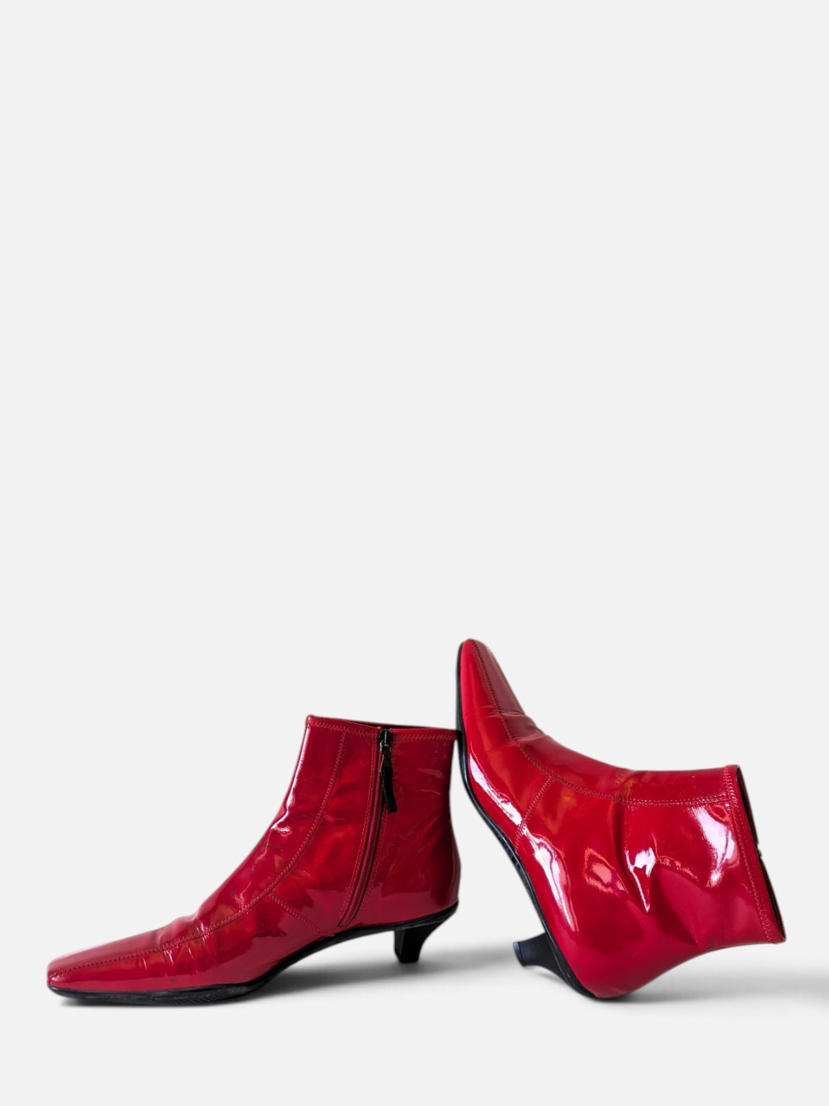 Prada kitten heel boots (2000s)