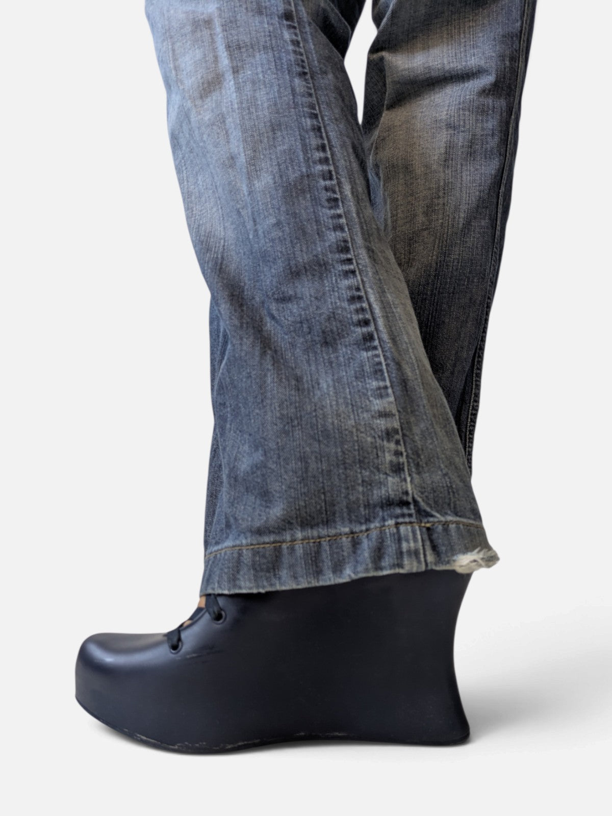 Melissa sculptural lace-up wedges (2000s)