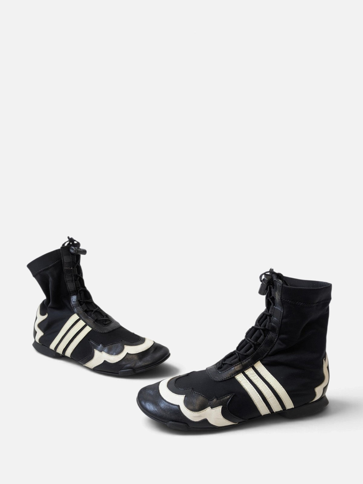 High-top boxing-style sneaker boots (2000s)