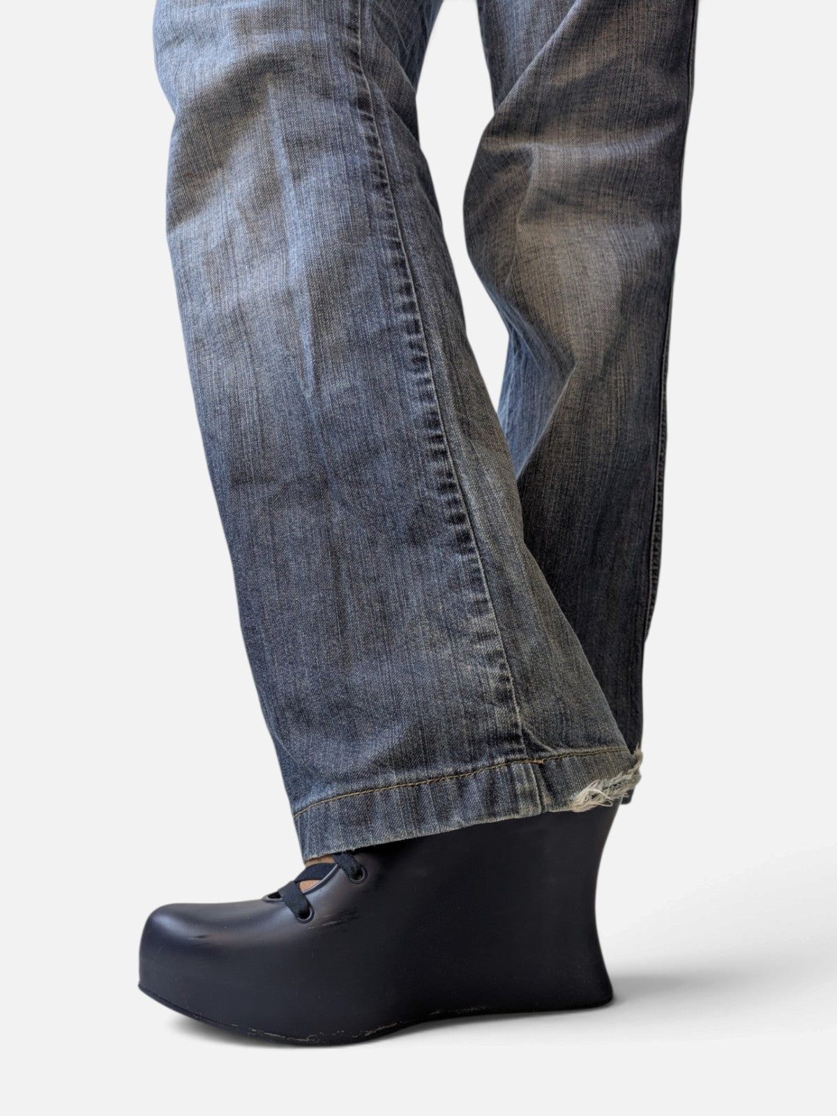 Melissa sculptural lace-up wedges (2000s)