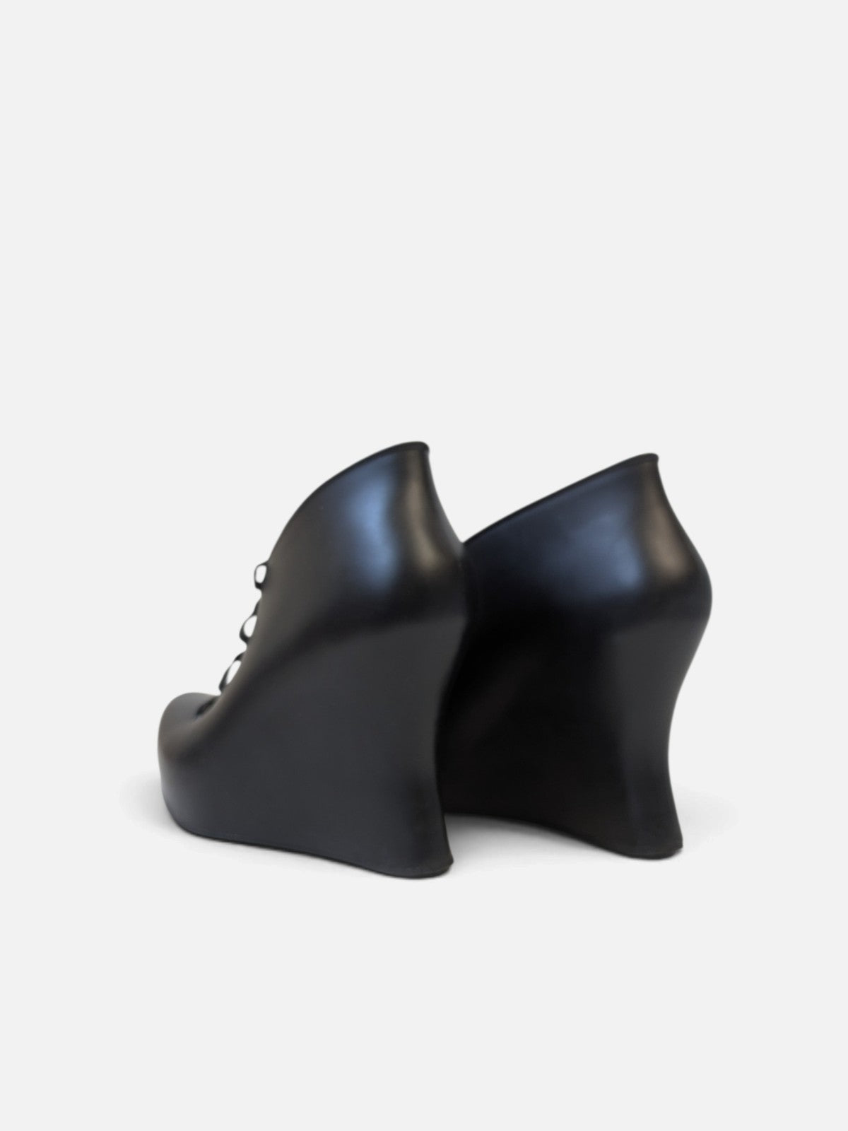 Melissa sculptural lace-up wedges (2000s)
