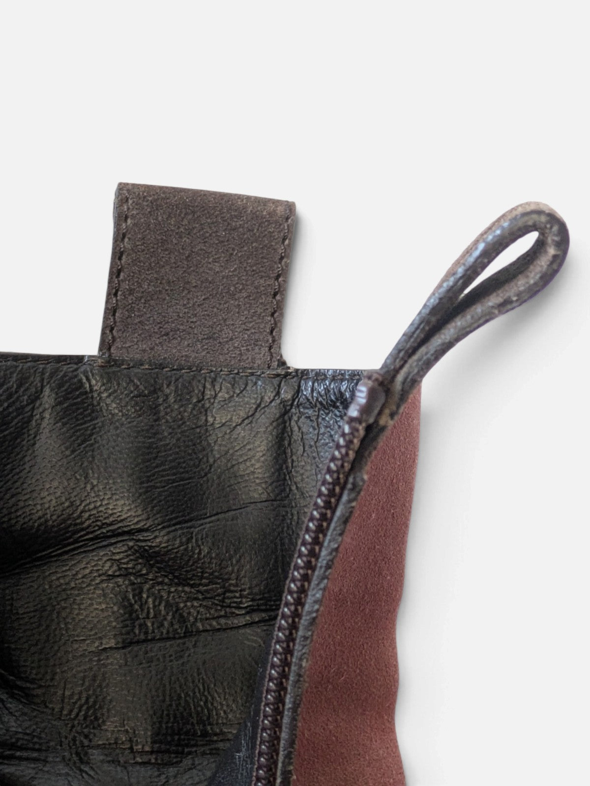 Fendi suede sculptural wedge boots (FW 2015)