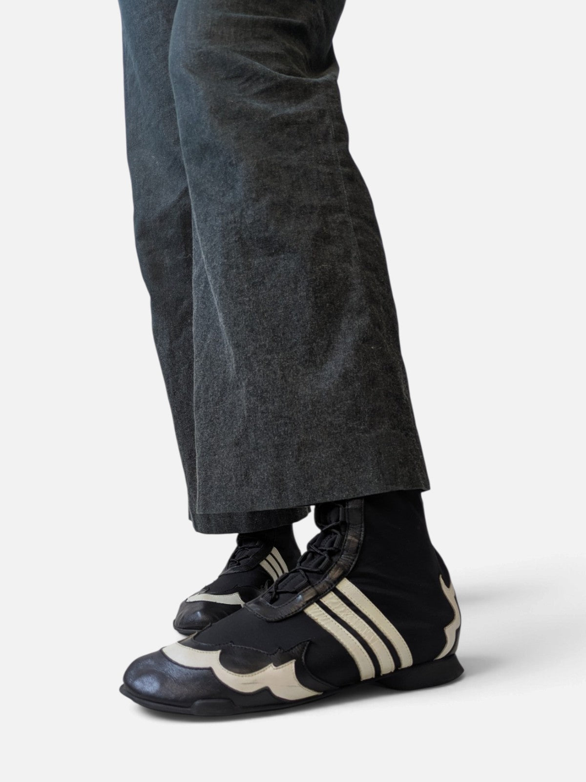 High-top boxing-style sneaker boots (2000s)