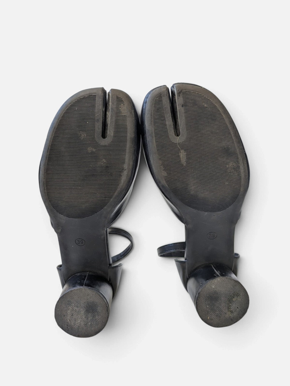 Tabi mary jane shoes with block heel