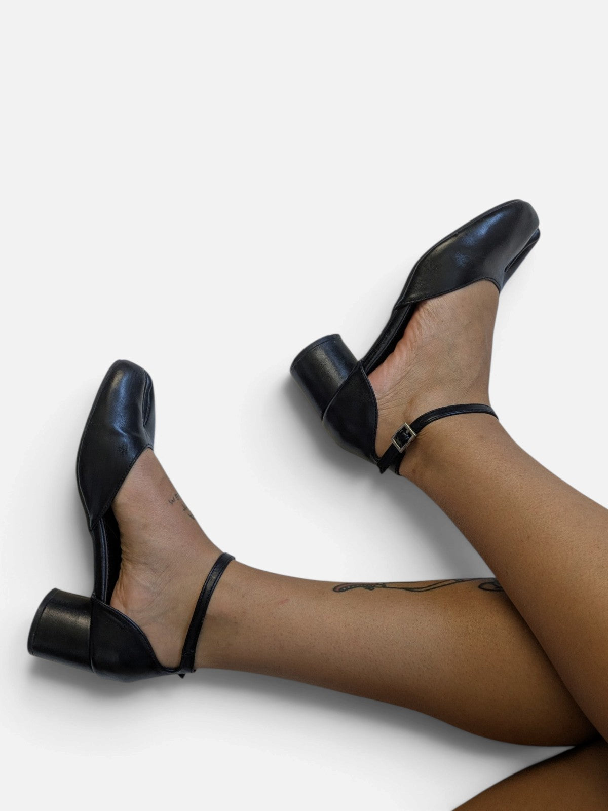 Tabi mary jane shoes with block heel
